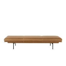 Outline Daybed Refine Leather Cognac