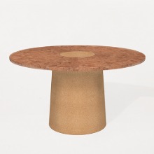 Sintra Dining Table Red Limestone