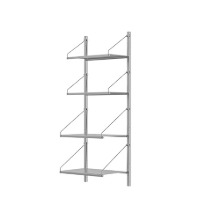 Shelf Library Stainless Steel  H1084 W40 Section