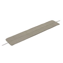 Linear Steel Bench Seat Pad 2 Sizes/2 Colors