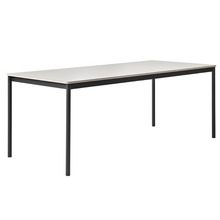 Base Table White Laminate/Plywood/Black